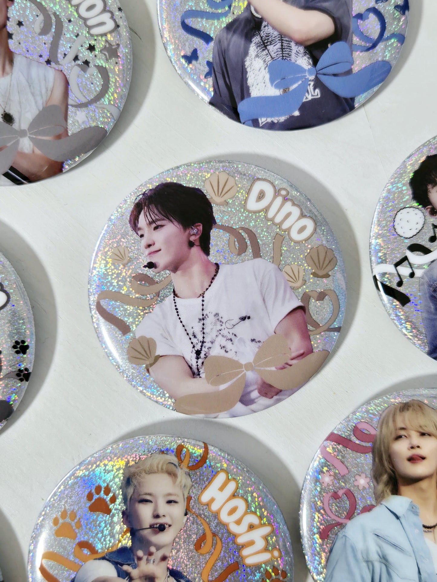 Seventeen Large Badges