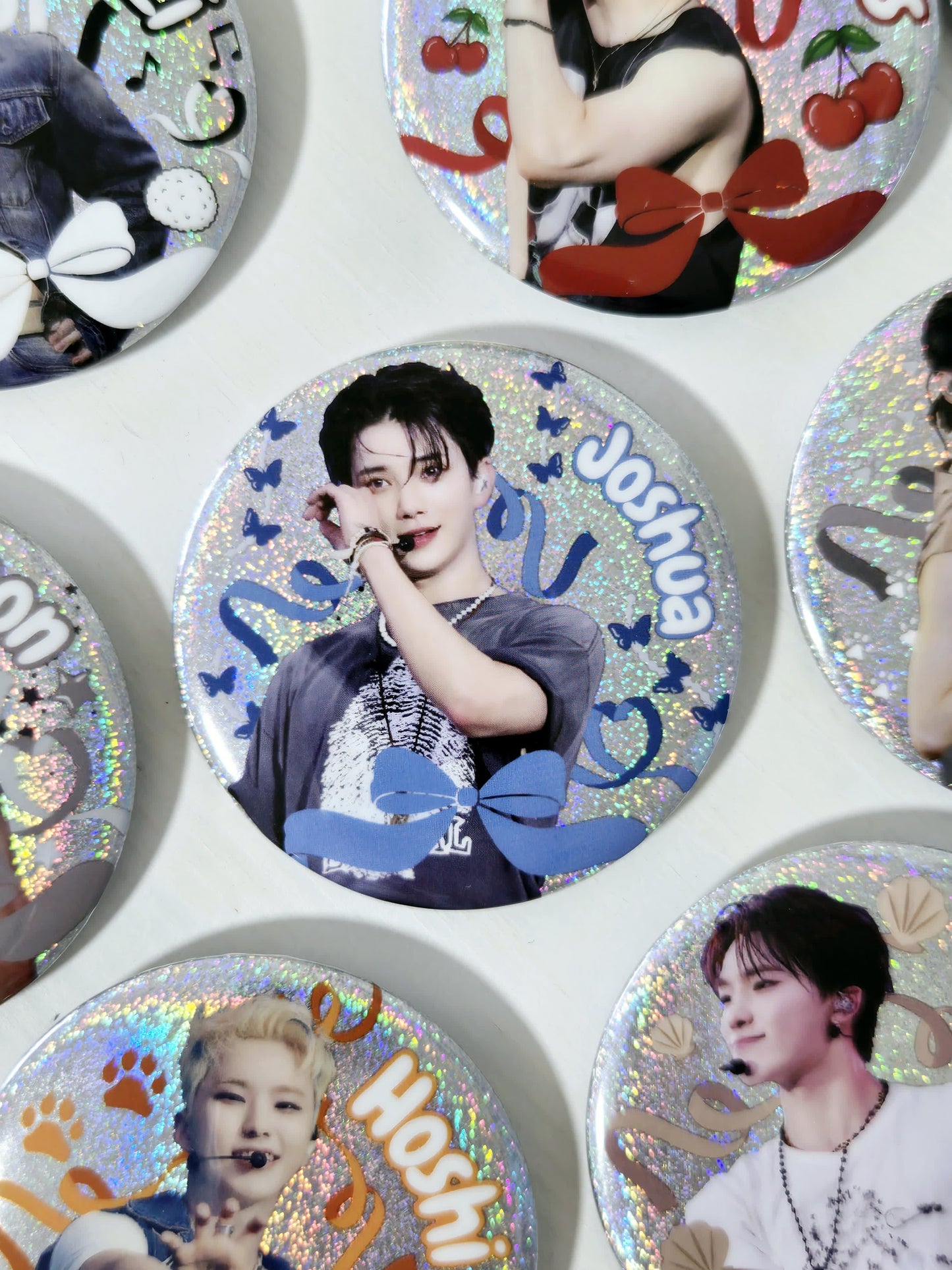 Seventeen Large Badges