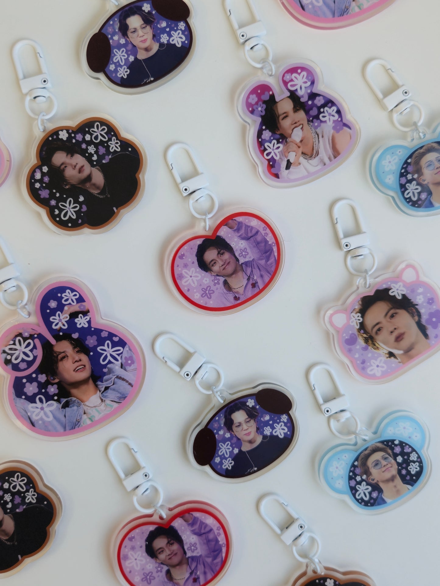 BTS Selca Member Keychain