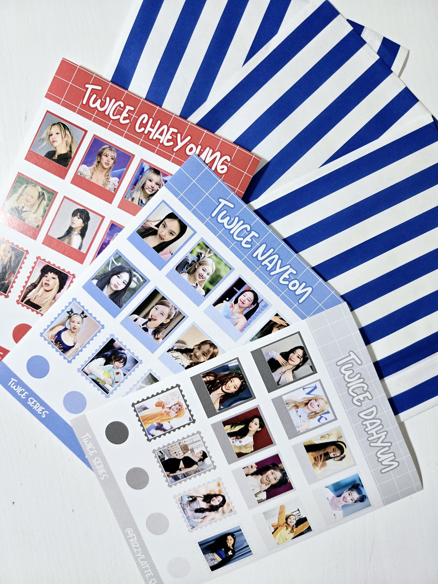 Twice Stickersheet Mystery Packs or Individual Members