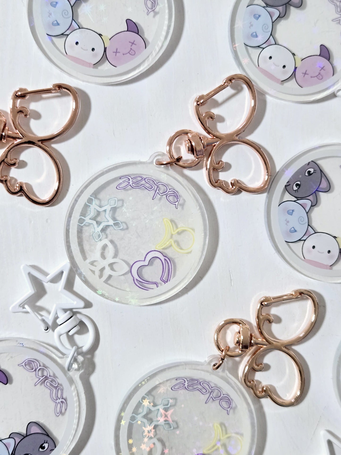 AESPA Lightstick Style Keychain