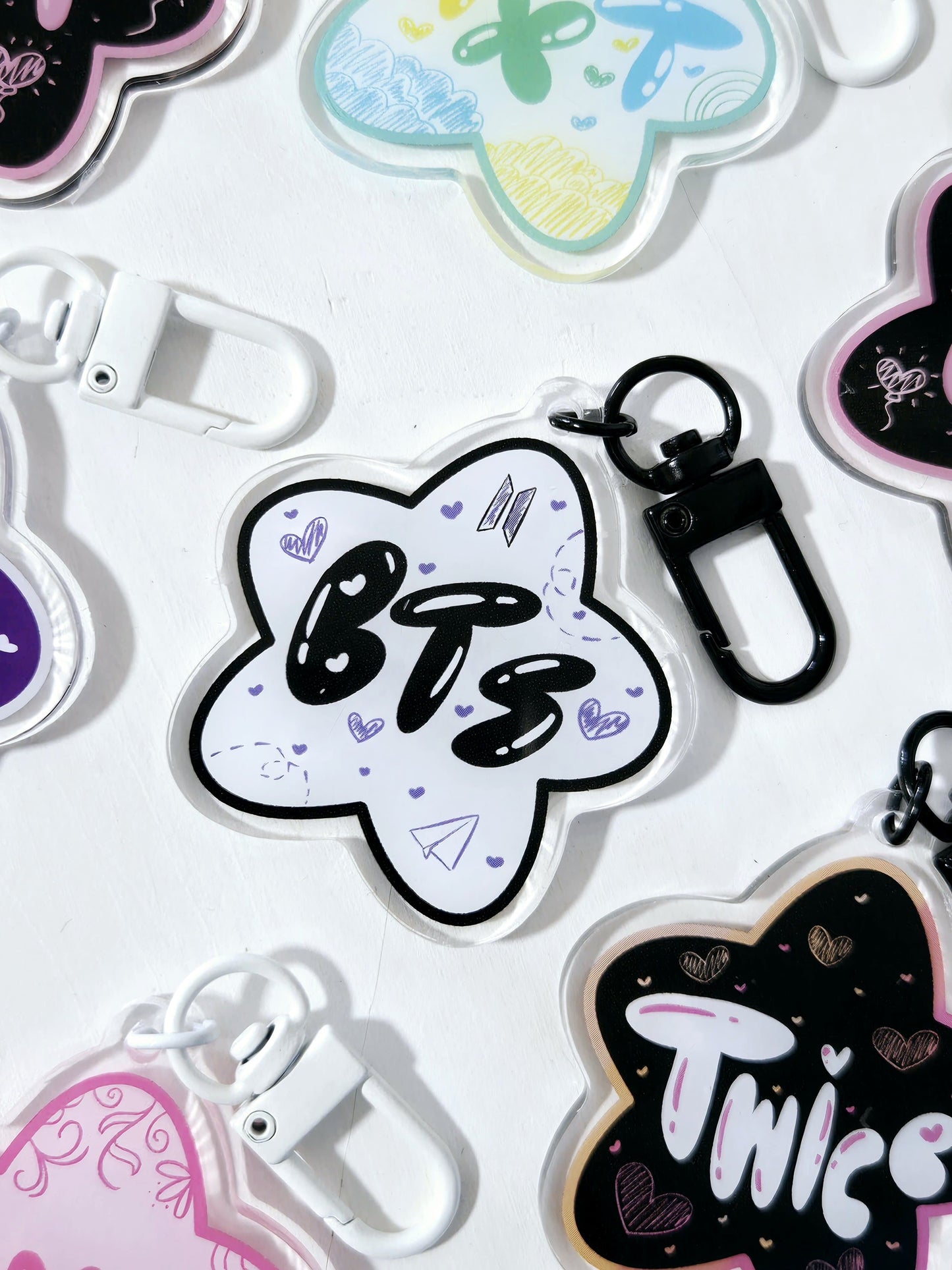 BTS Star Keychain
