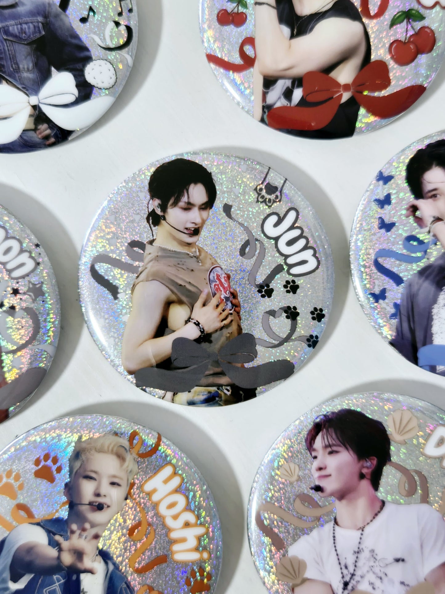 Seventeen Large Badges