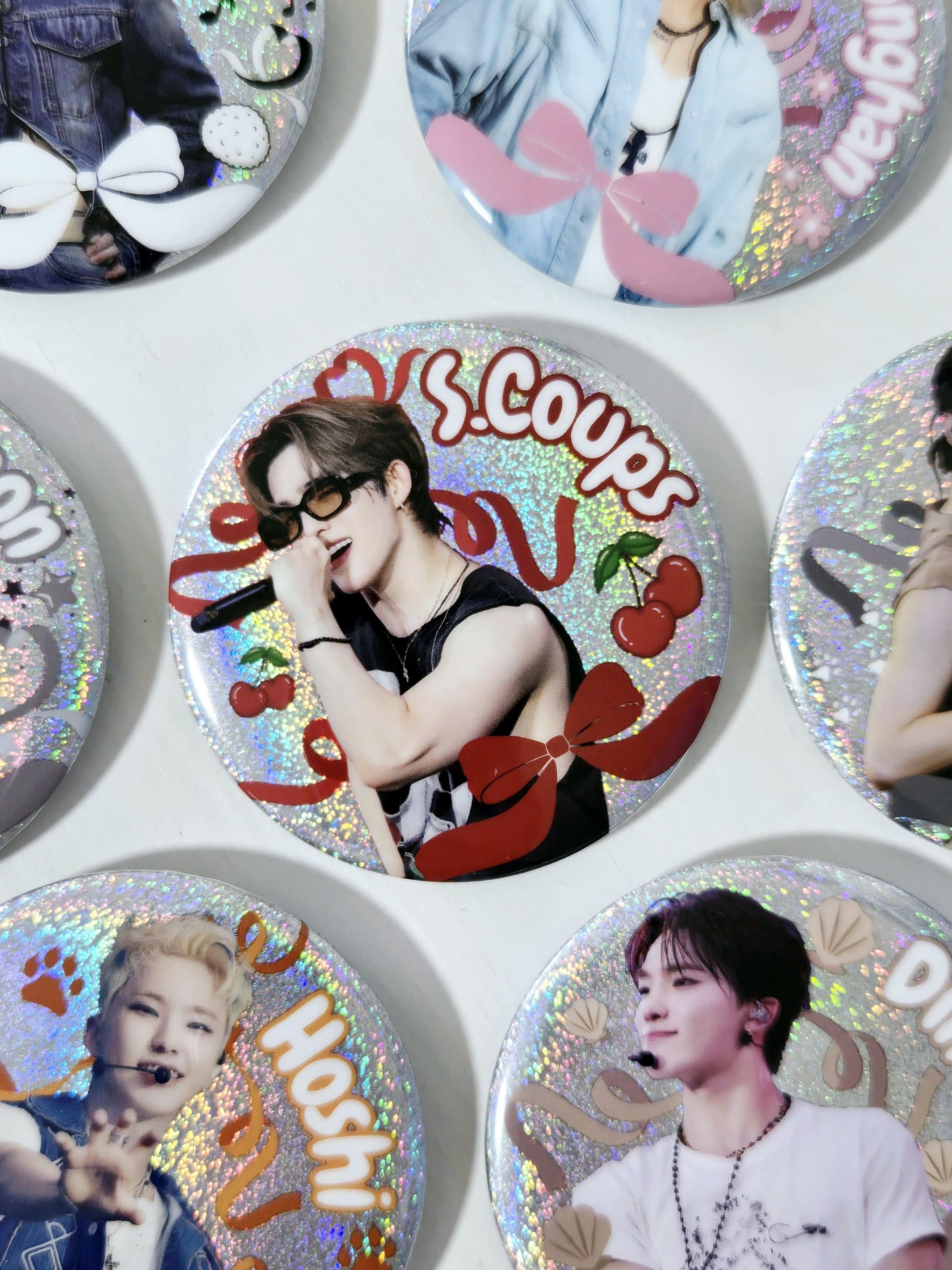 Seventeen Large Badges