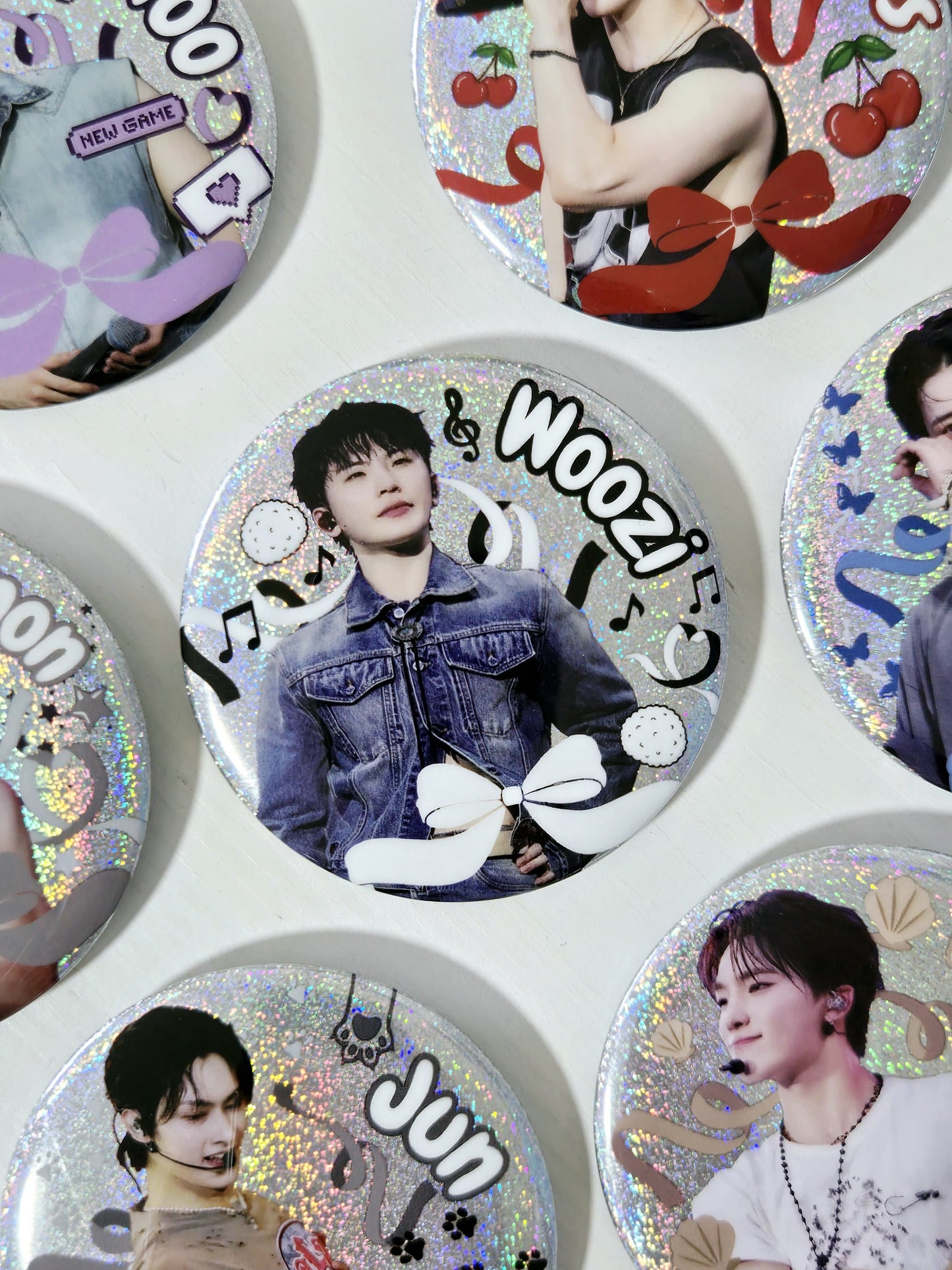 Seventeen Large Badges
