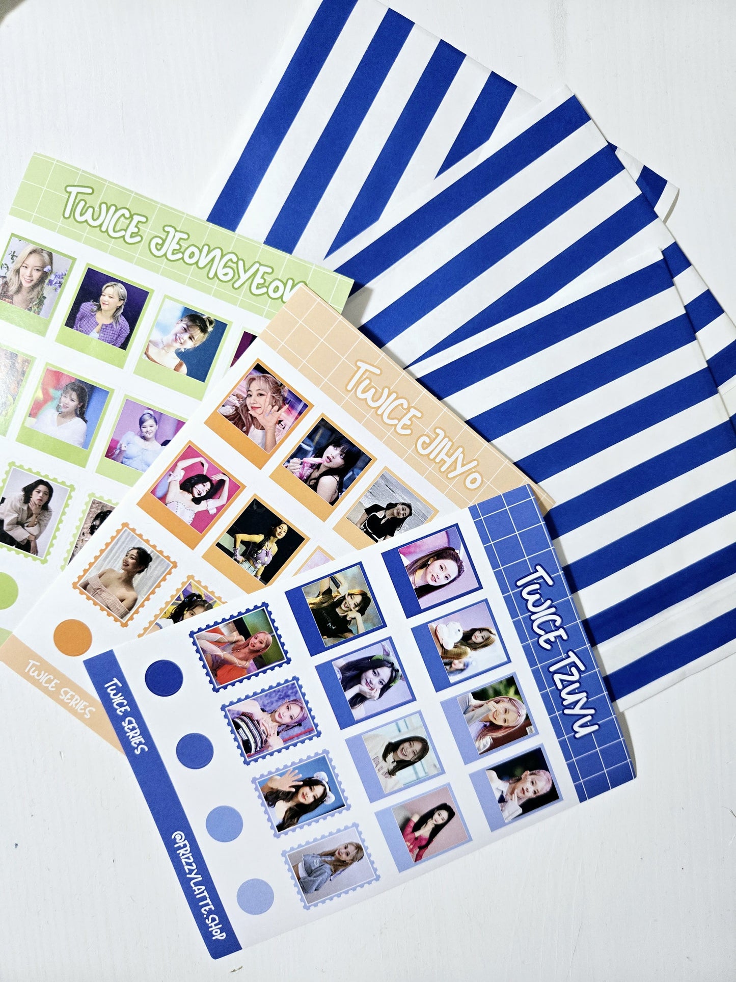 Twice Stickersheet Mystery Packs or Individual Members