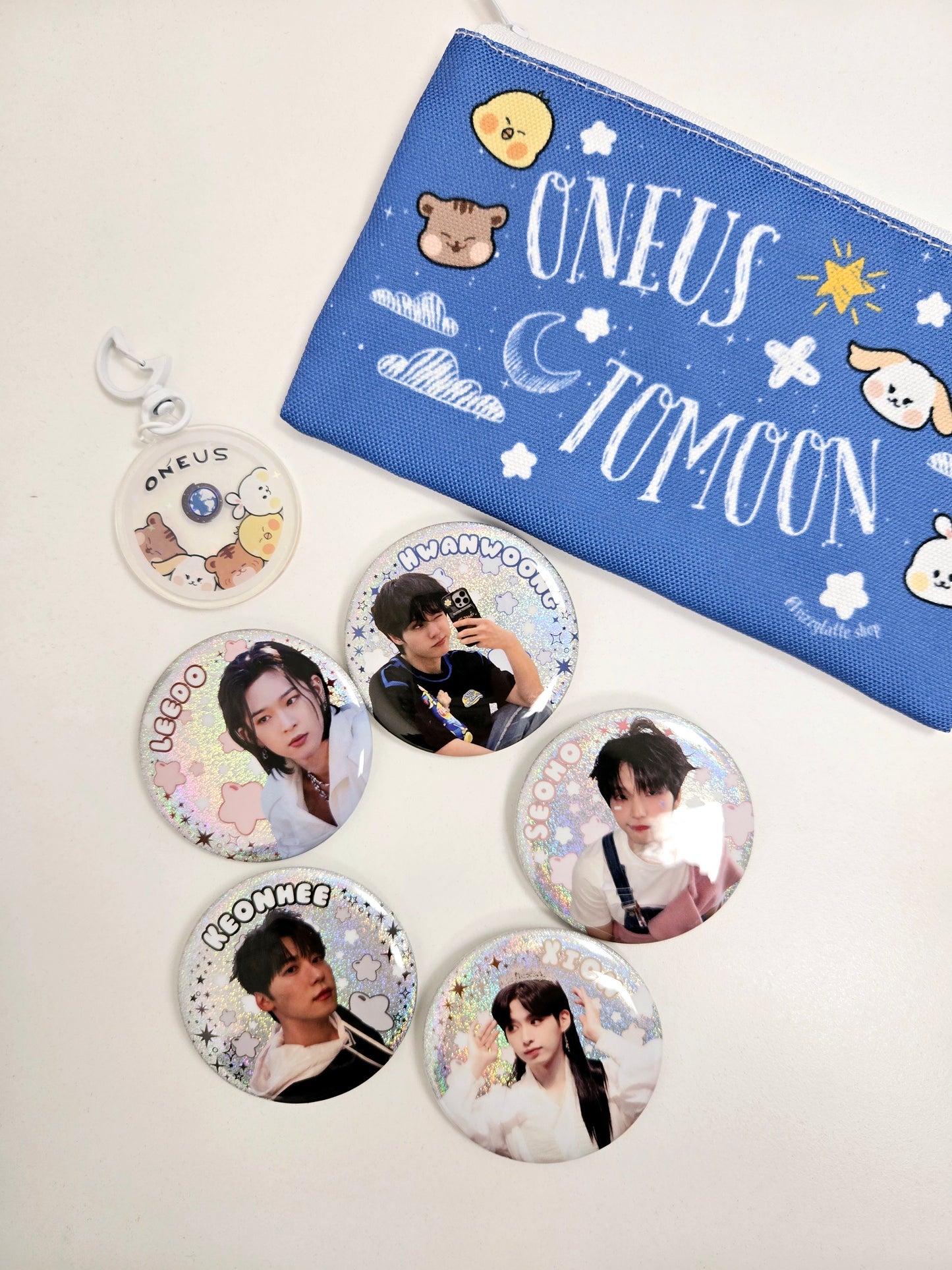 ONEUS Large Badges