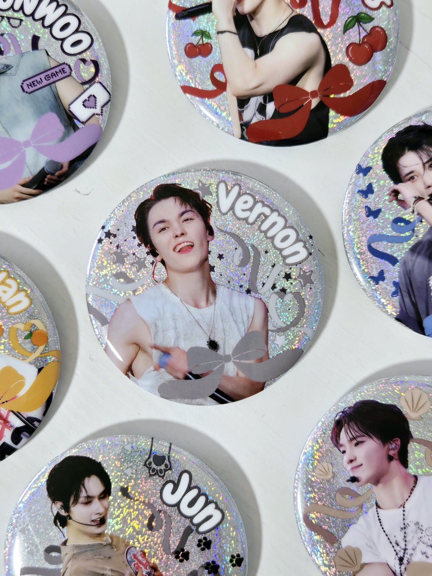 Seventeen Large Badges