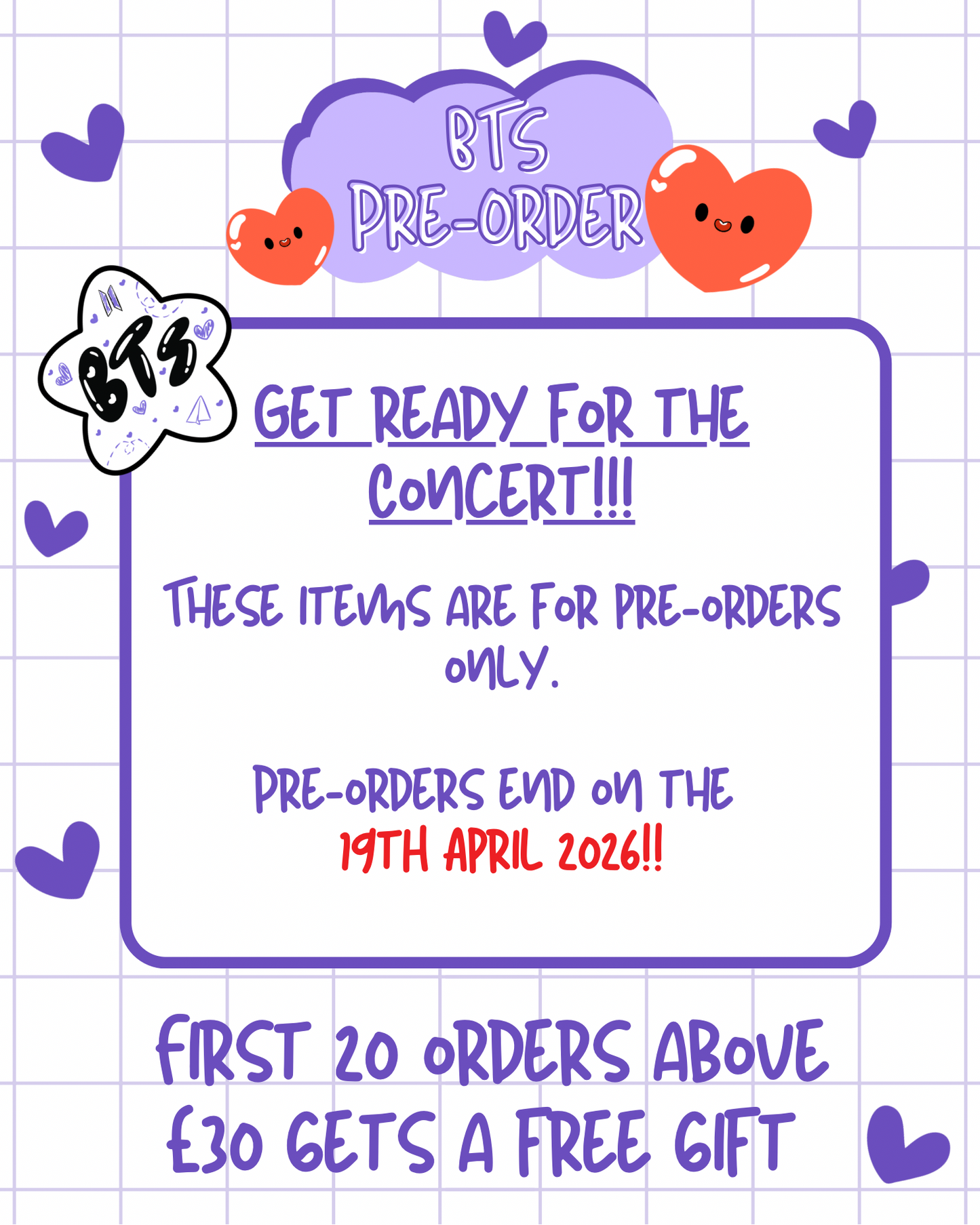 PRE-ORDER BTS Foldable Reusable Bag