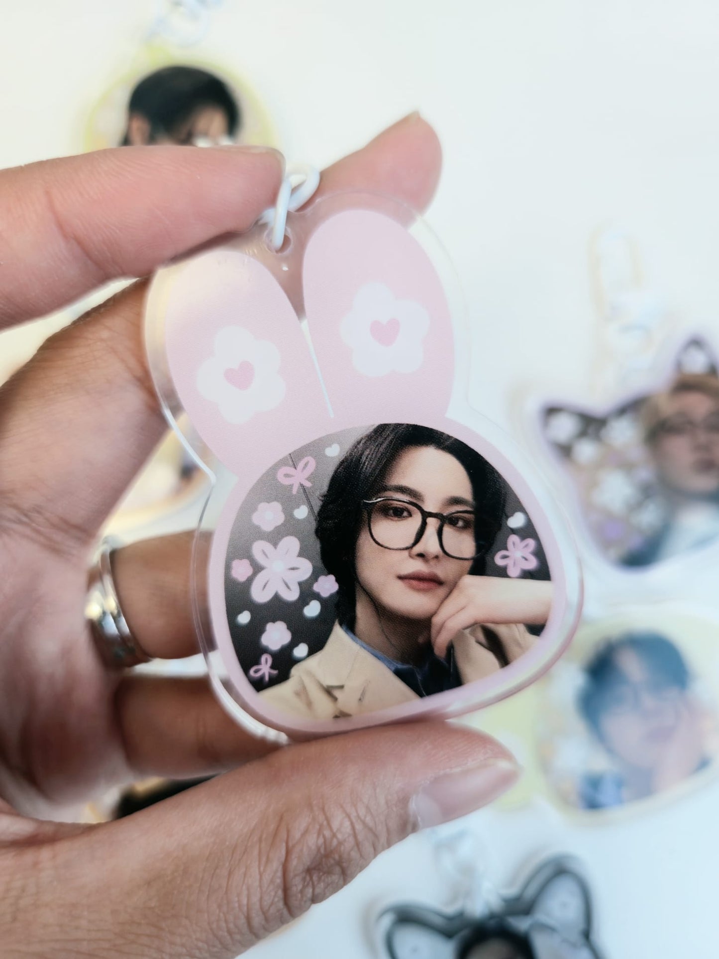 ATEEZ Selca Member Keychain