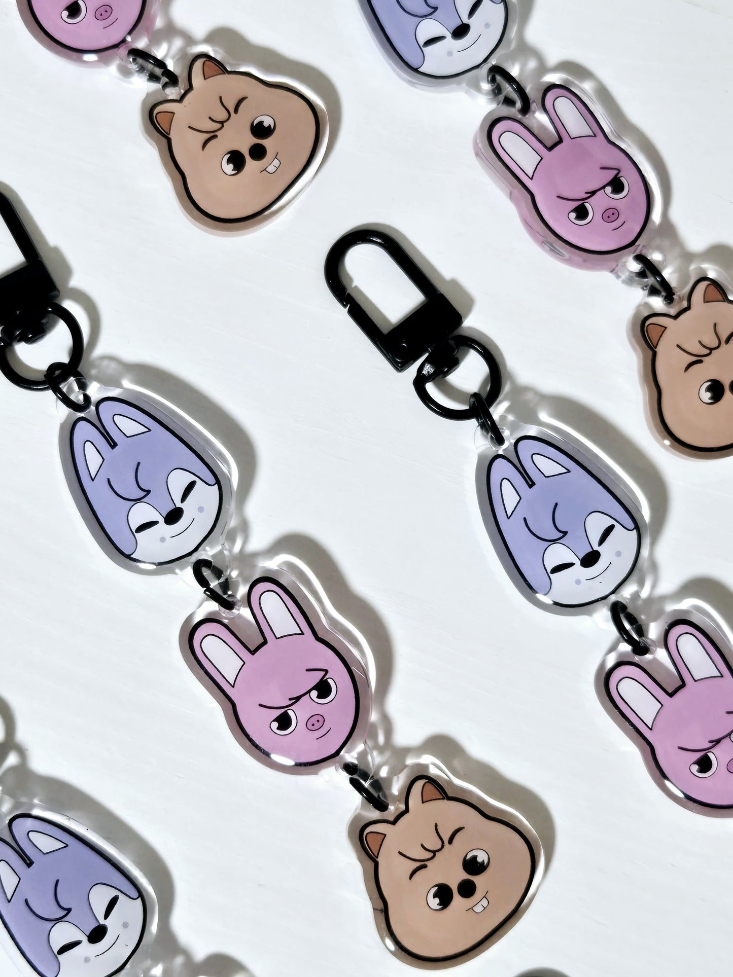 Pre-Order: Stray Kids 3RACHA Chain Keychain