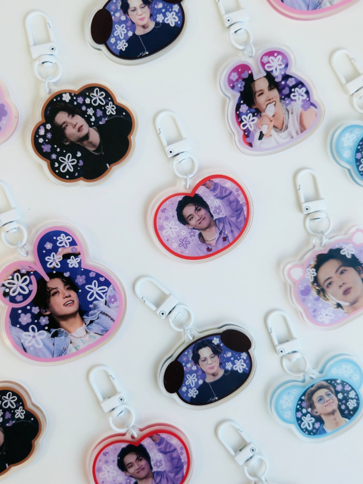 BTS Selca Member Keychain