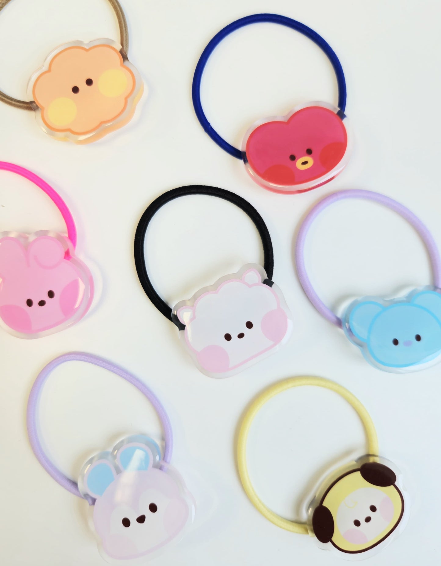 BT21 Jelly Hair Ties