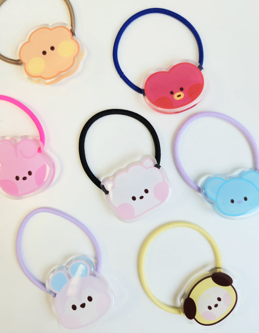 BT21 Jelly Hair Ties