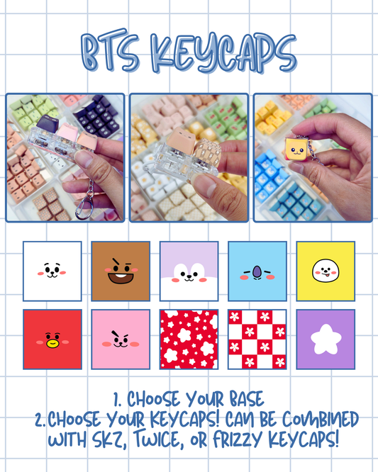 BT21 Collection: Frizzy Keycap Keychain
