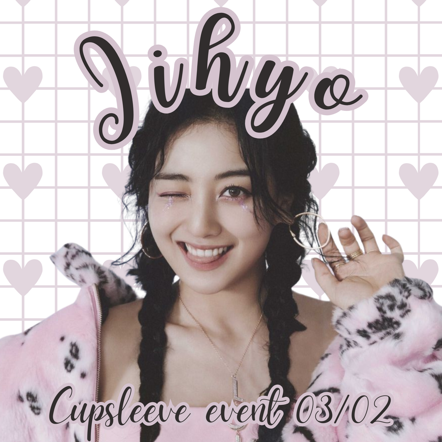 TWICE Jihyo Cupsleeve Event Pack and Cupsleeve