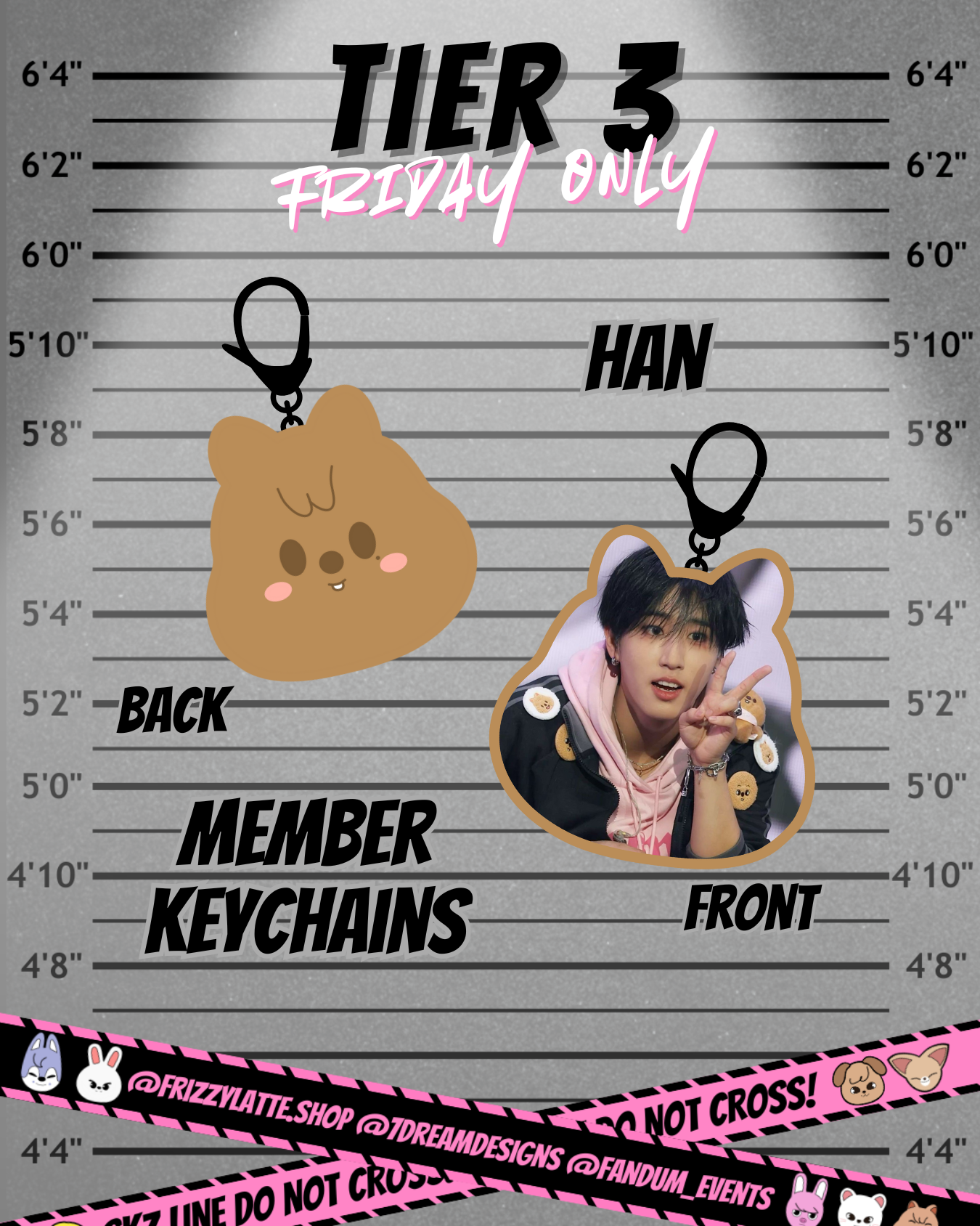 Stray Kids SKZOO Keychains