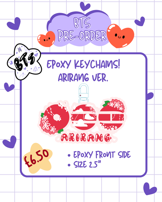 PRE-ORDER: BTS London Concert Keychains