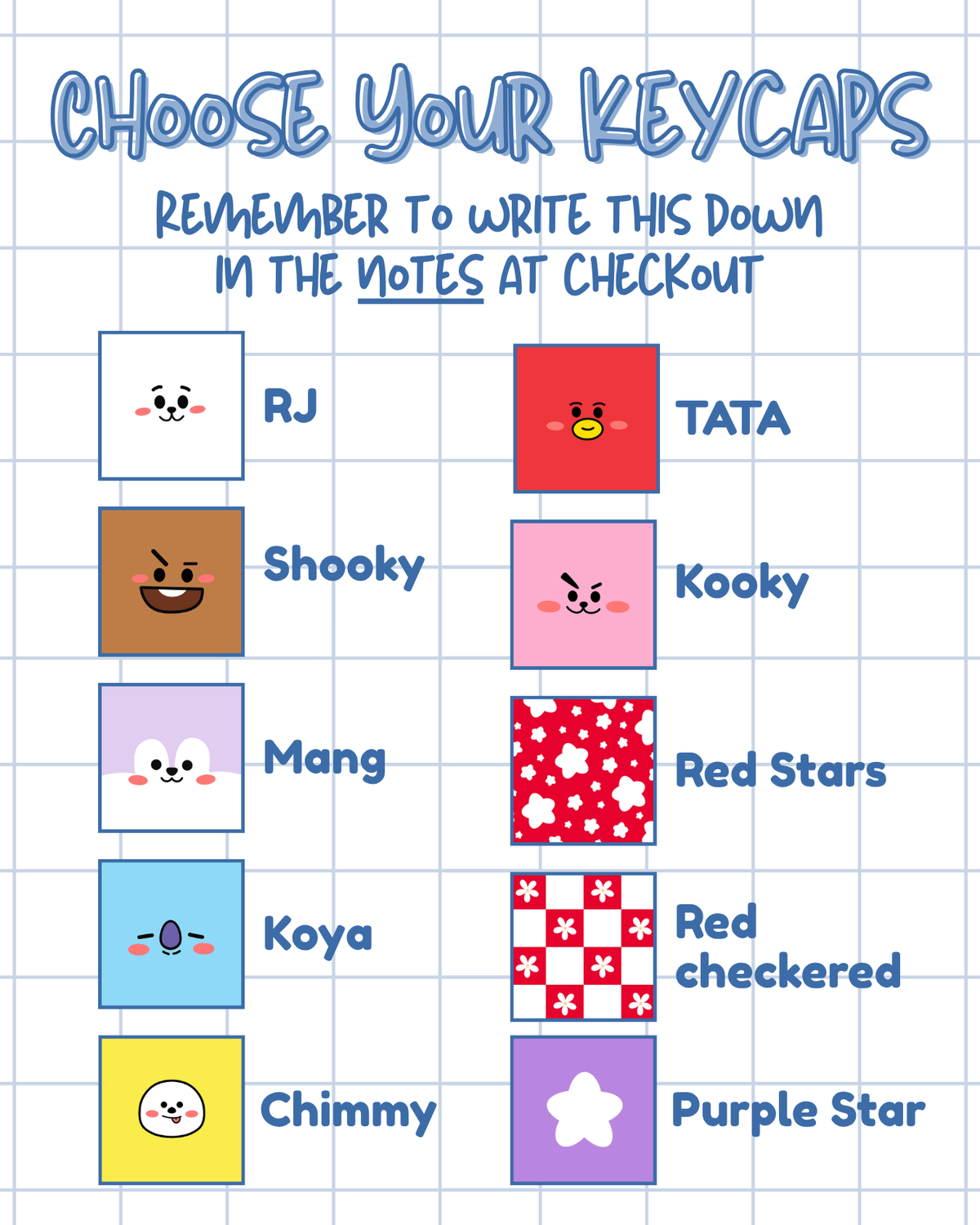 BT21 Collection: Frizzy Keycap Keychain