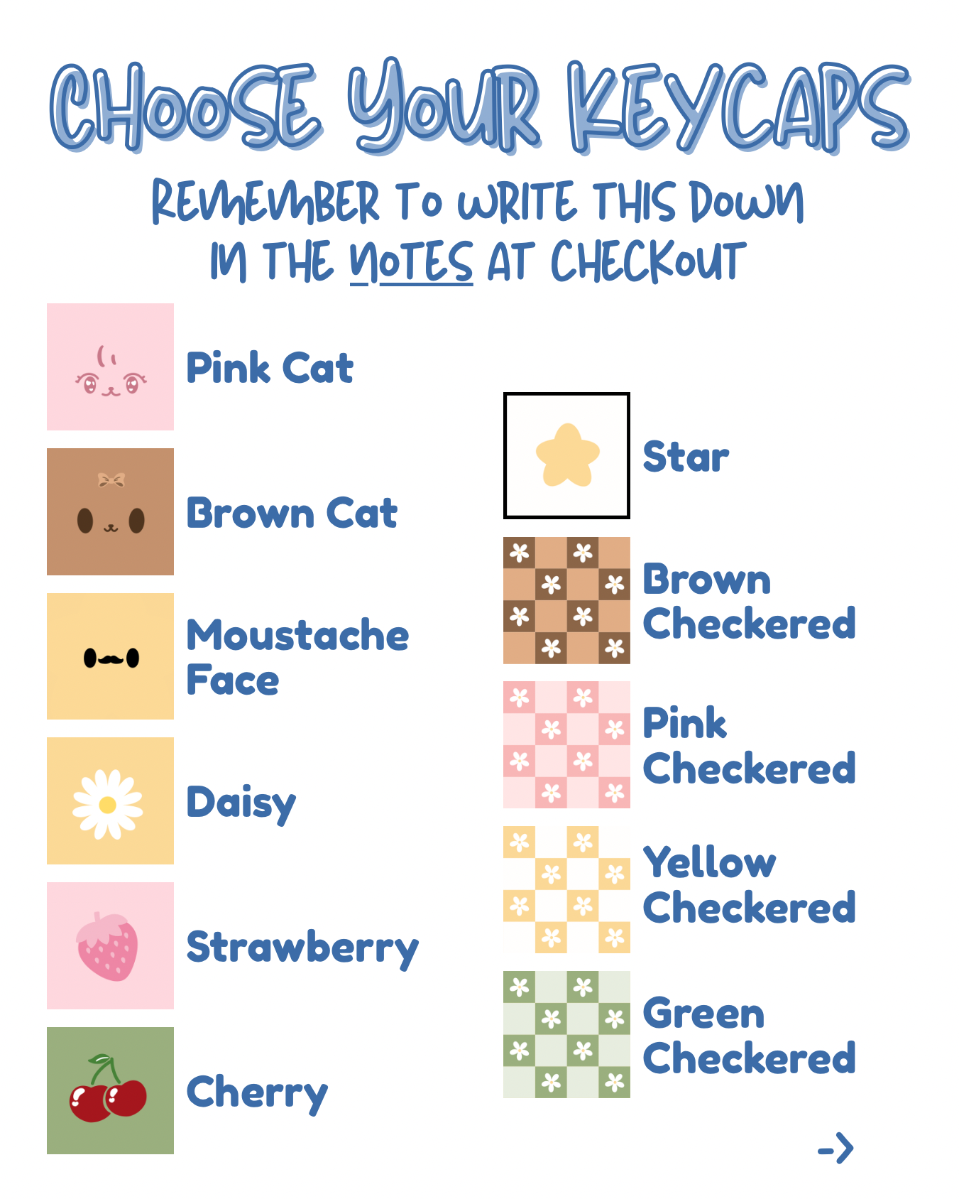 Frizzy Keycaps 4-Base