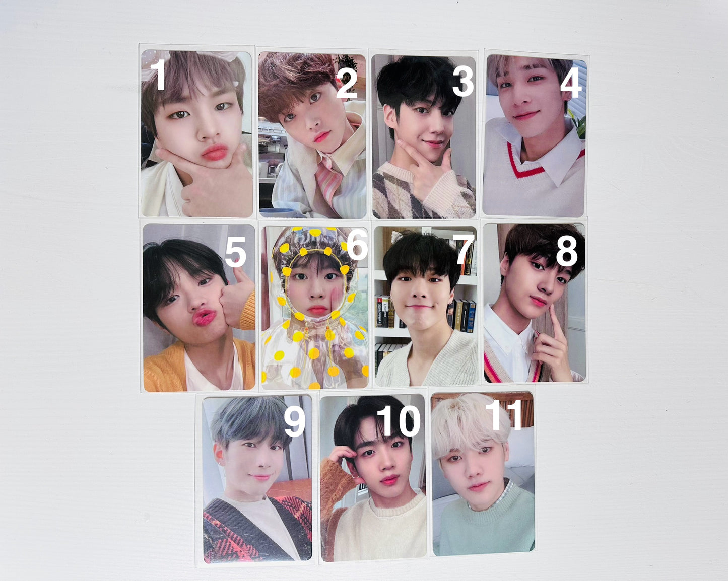 X1 Fanclub ONEIT Yellow ver Photocards