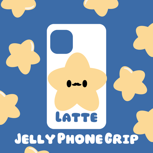 Latte the Star Jelly Phone Grip