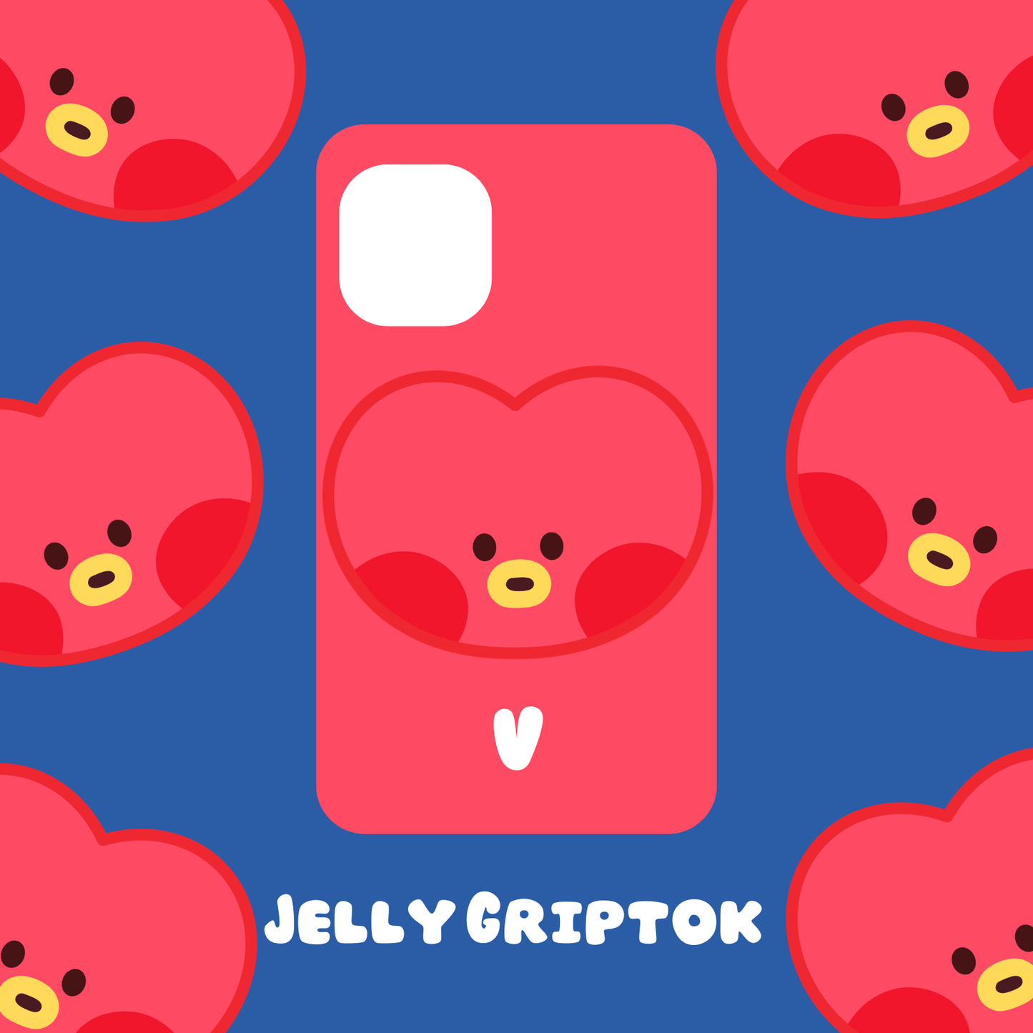 V TATA Jelly Phone Grip