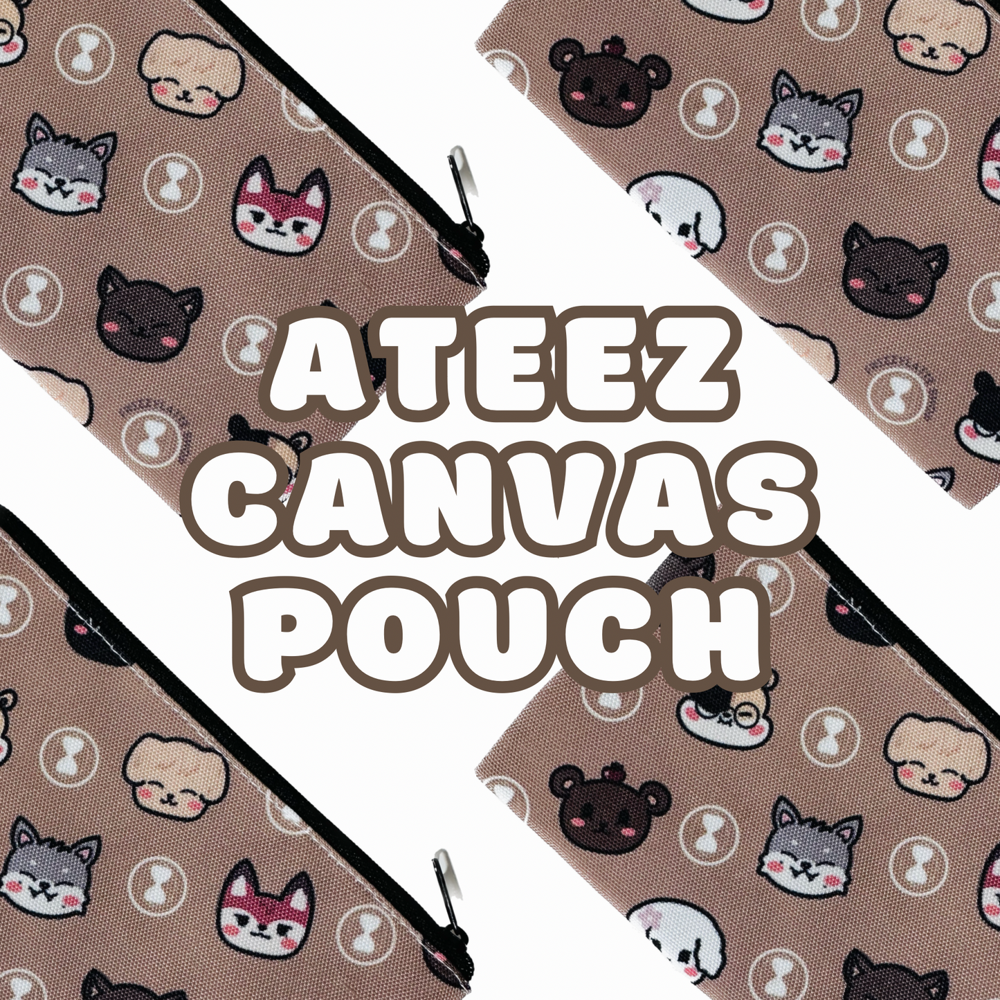 ATEEZ Canvas Pouch