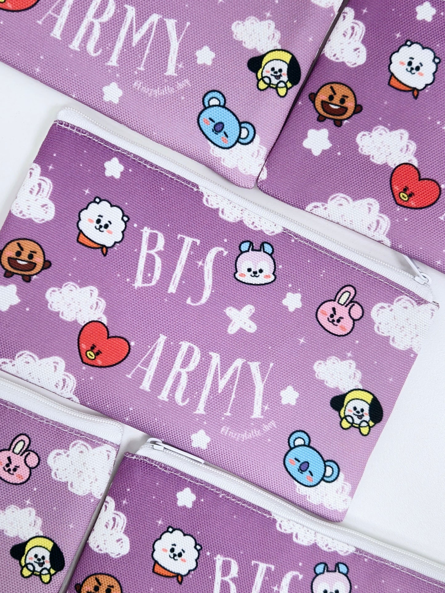 BTS Canvas Pouch