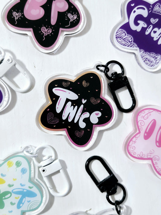 Twice Star Keychain