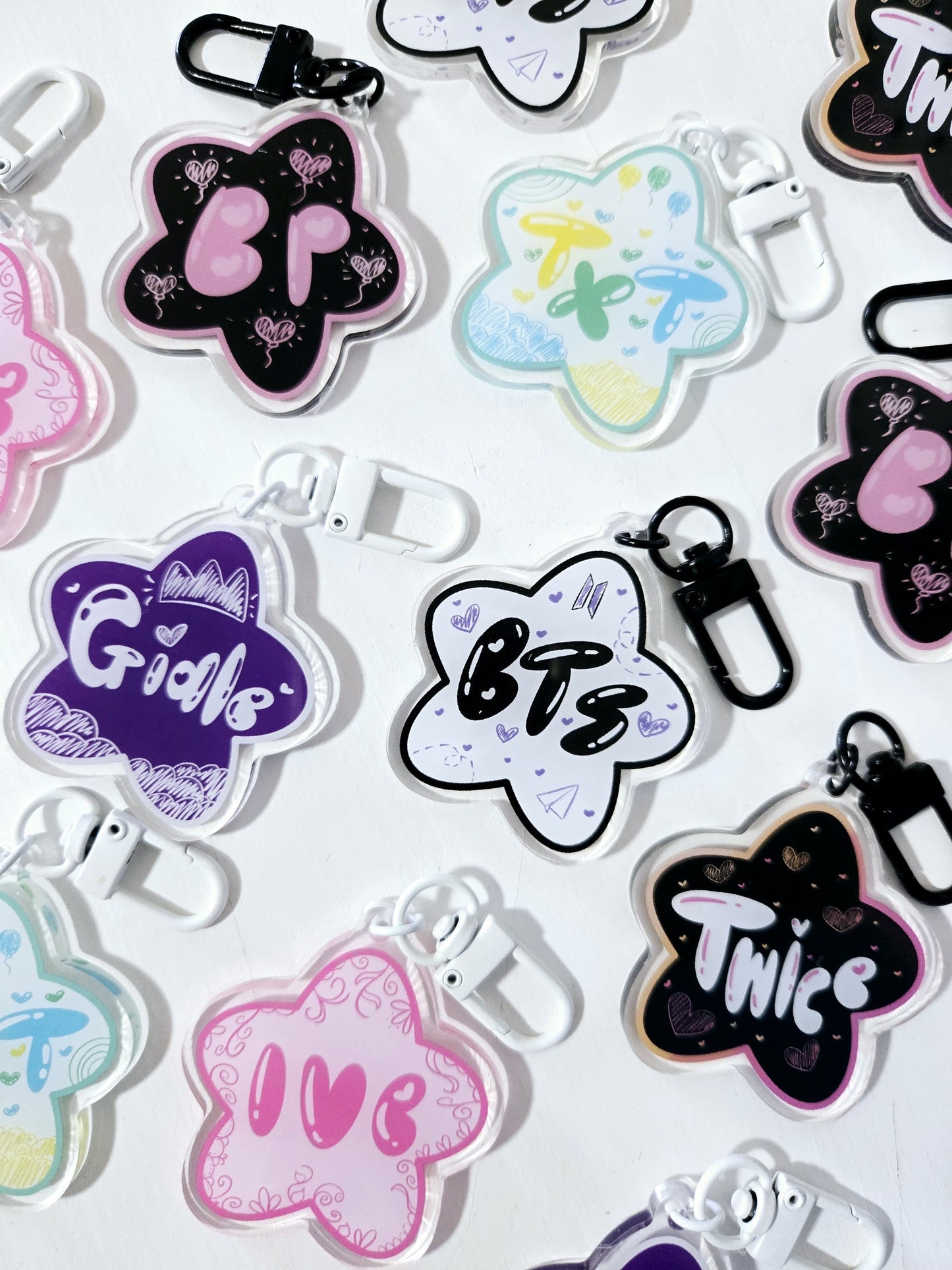 BTS Star Keychain