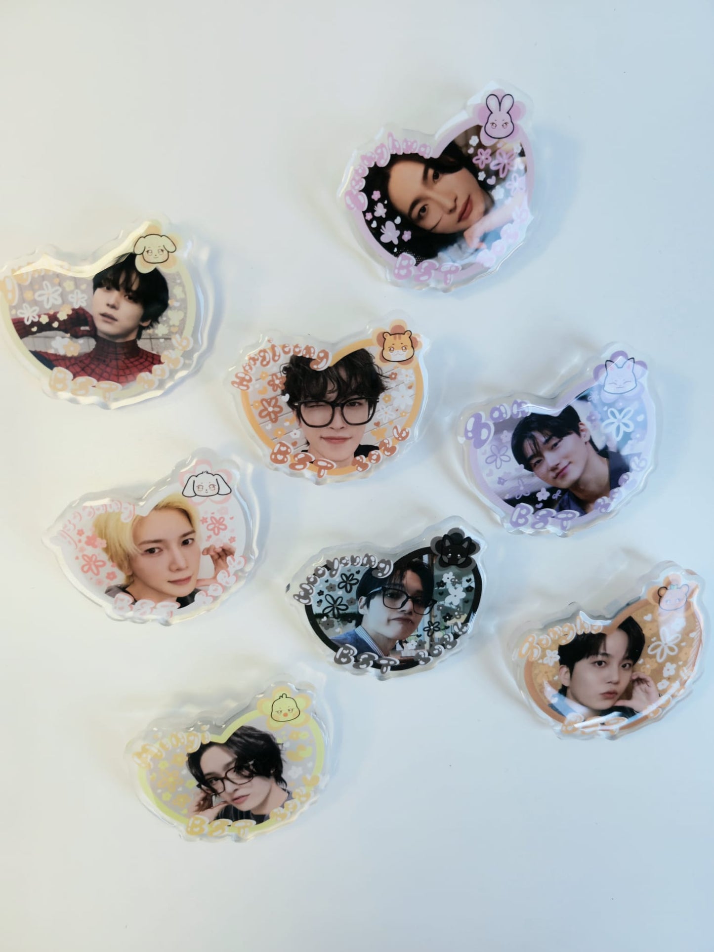 ATEEZ Heart Jelly Acrylic Pin
