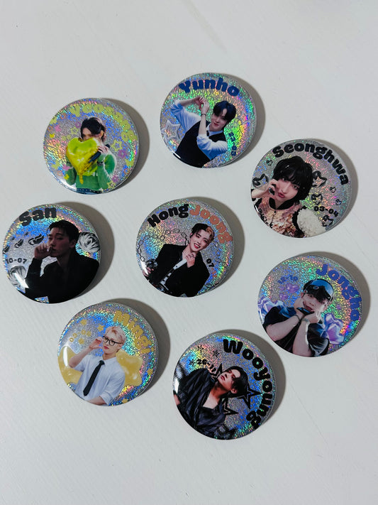 ATEEZ Large Badges