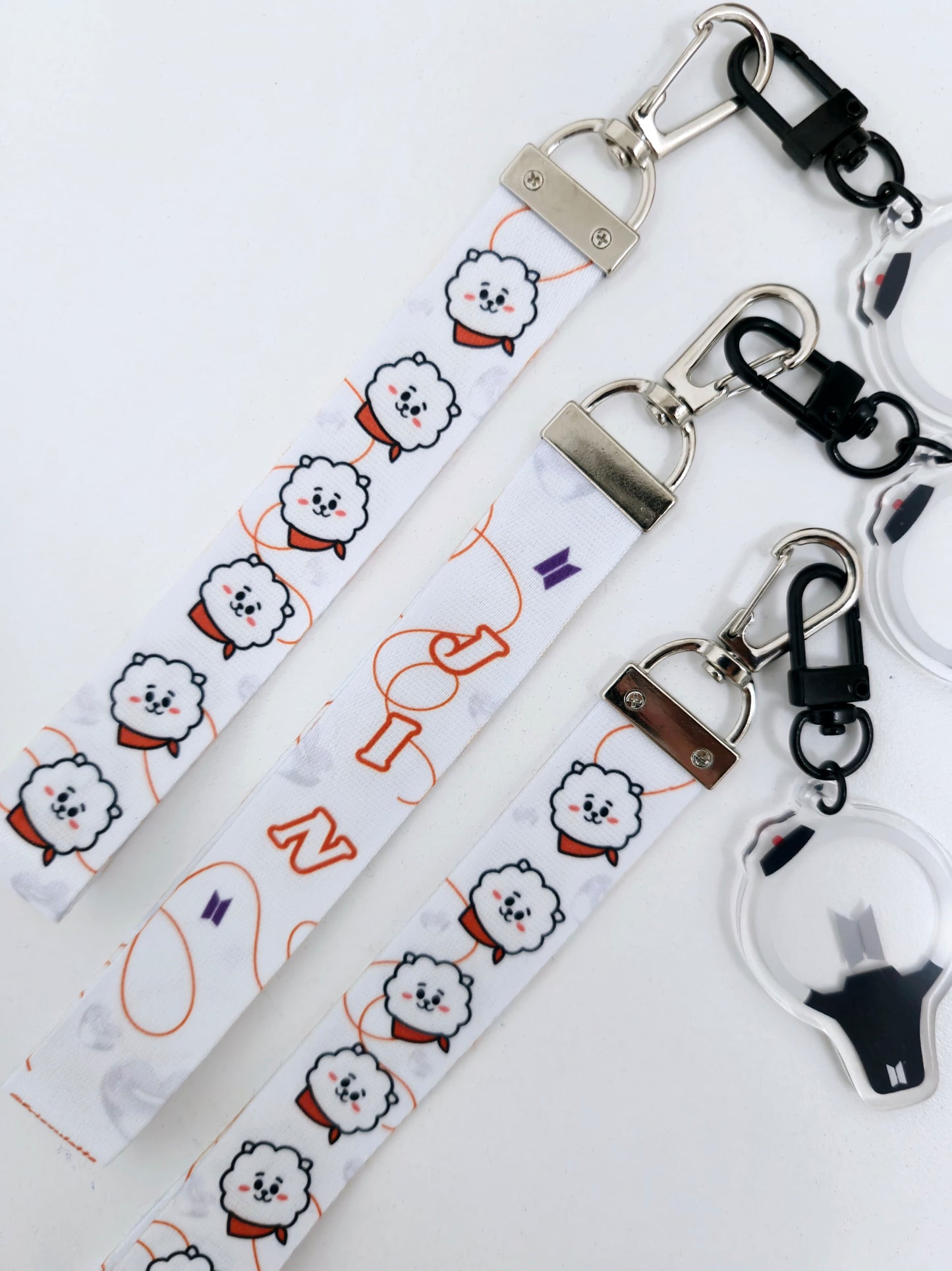 Jin and RJ Keychain Strap