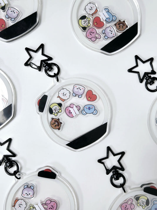 BTS Shaker Keychain