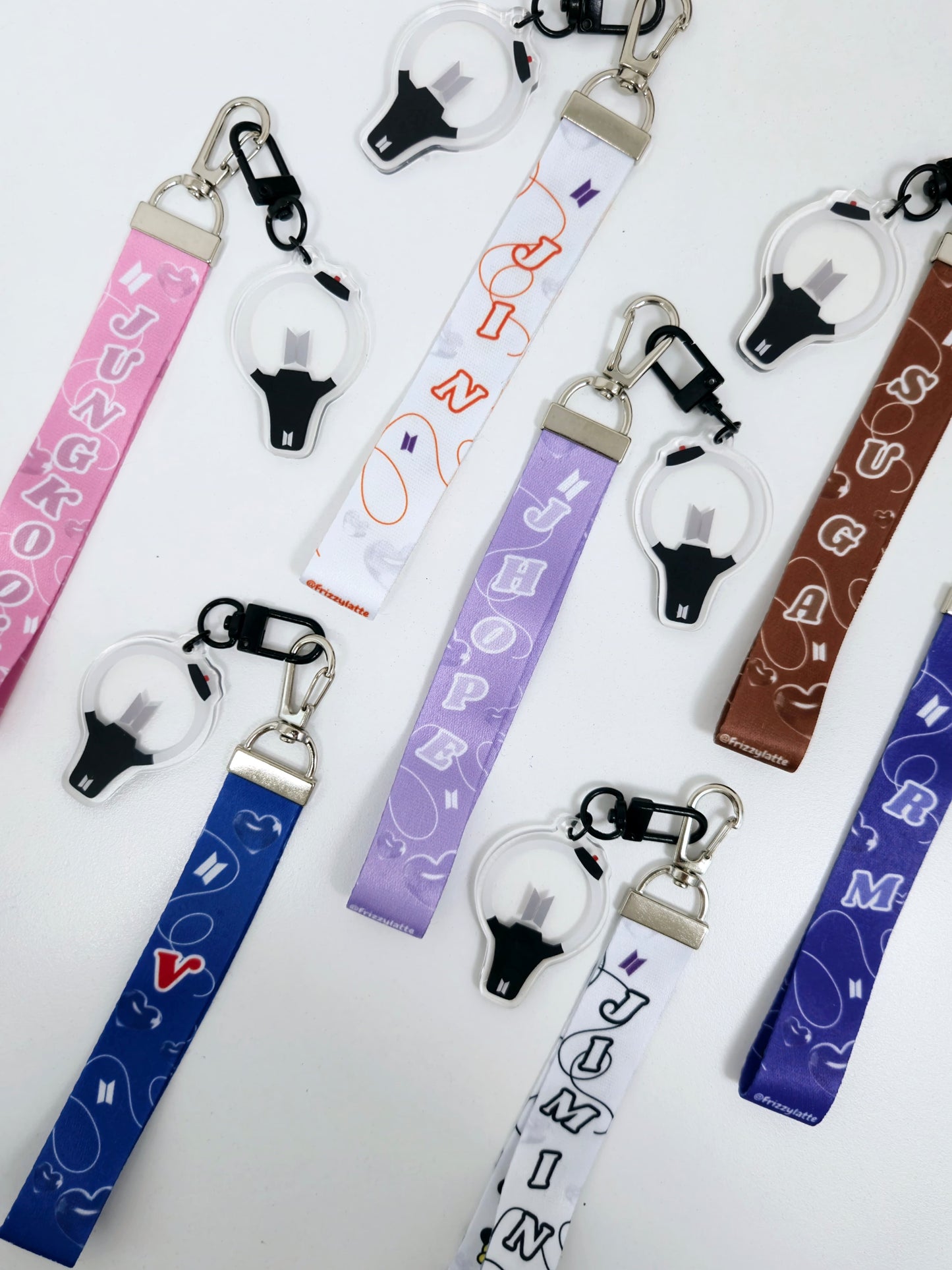 JHope and Mang Keychain Strap