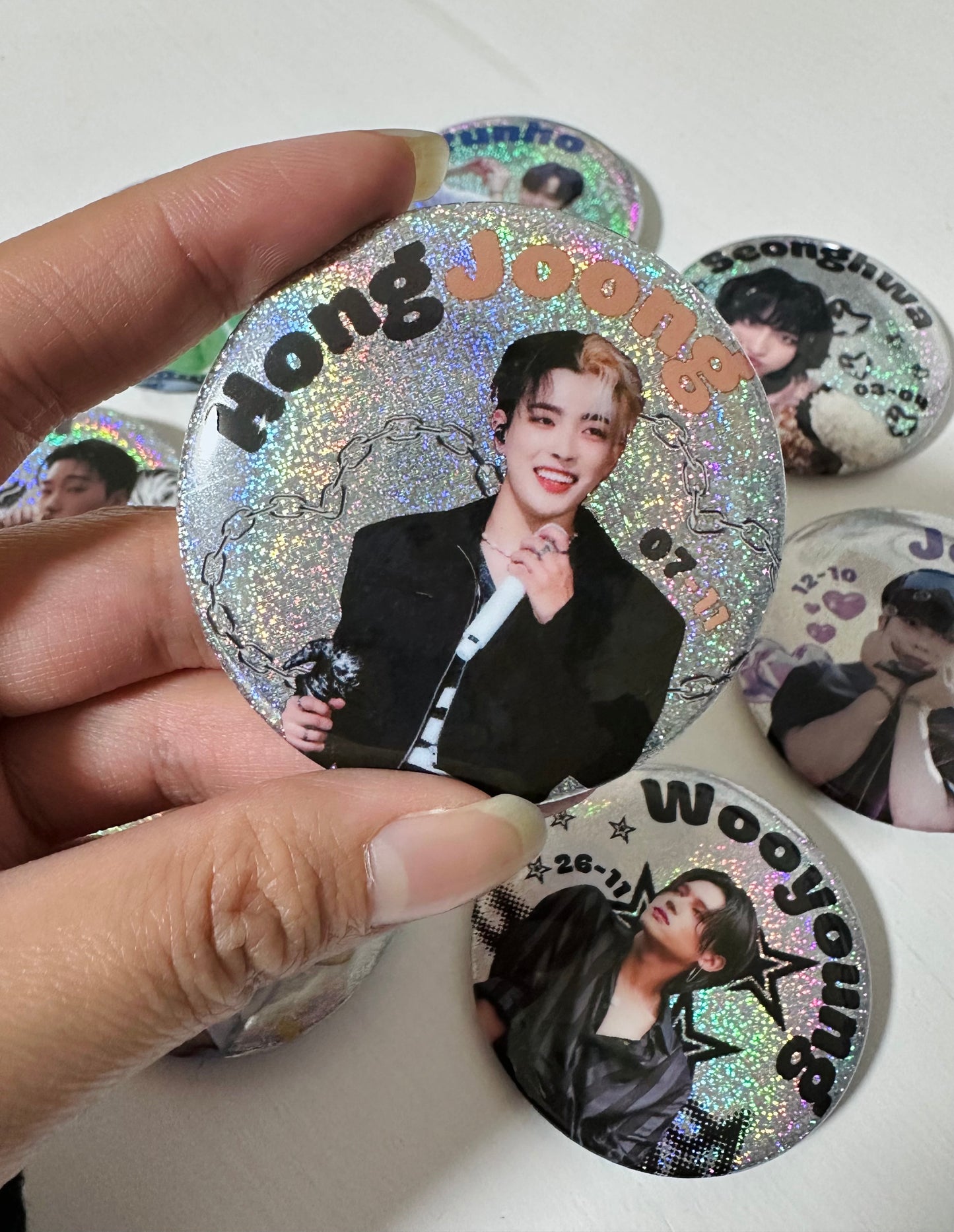 ATEEZ Large Badges