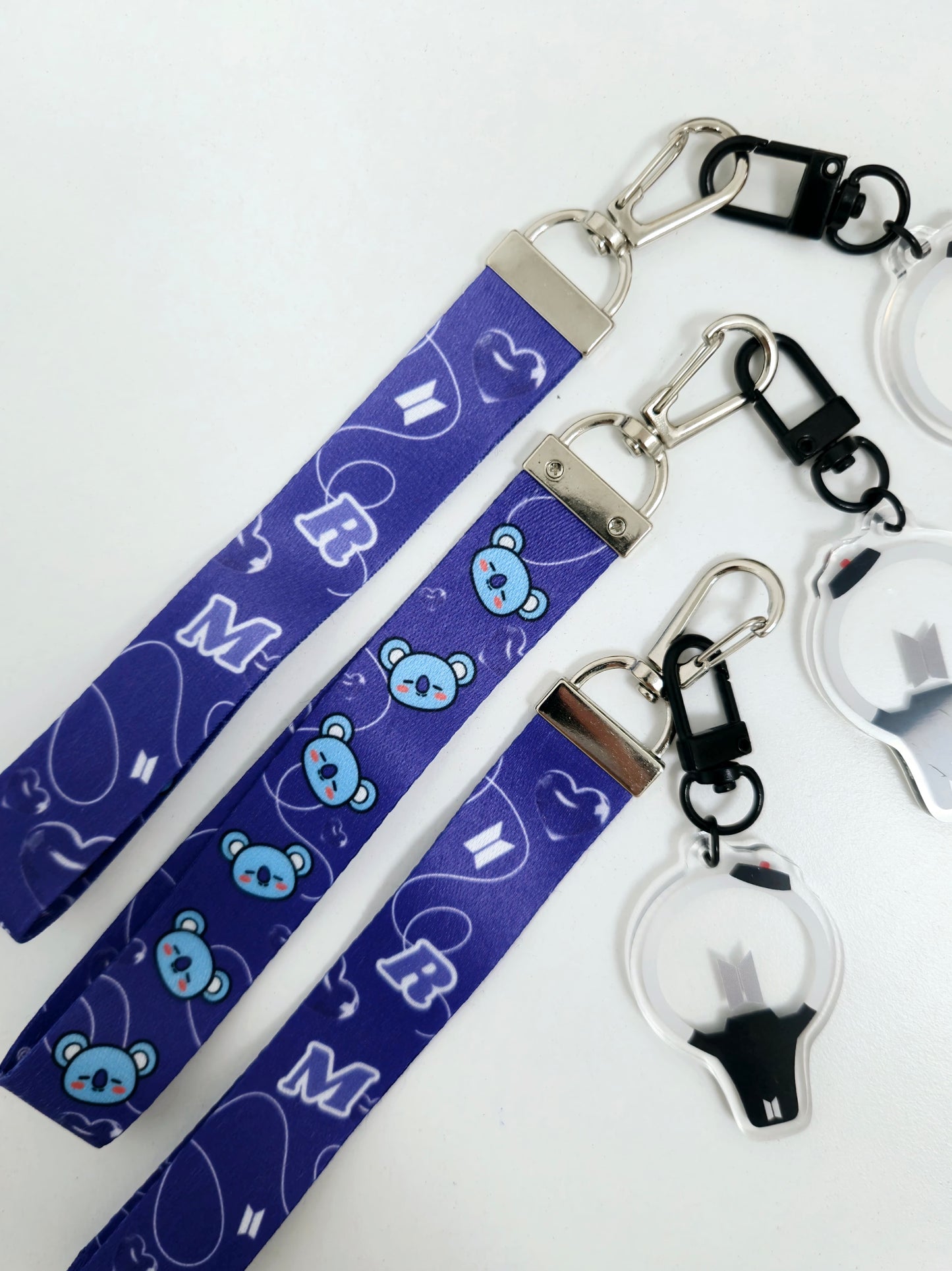 RM and Koya Keychain Strap