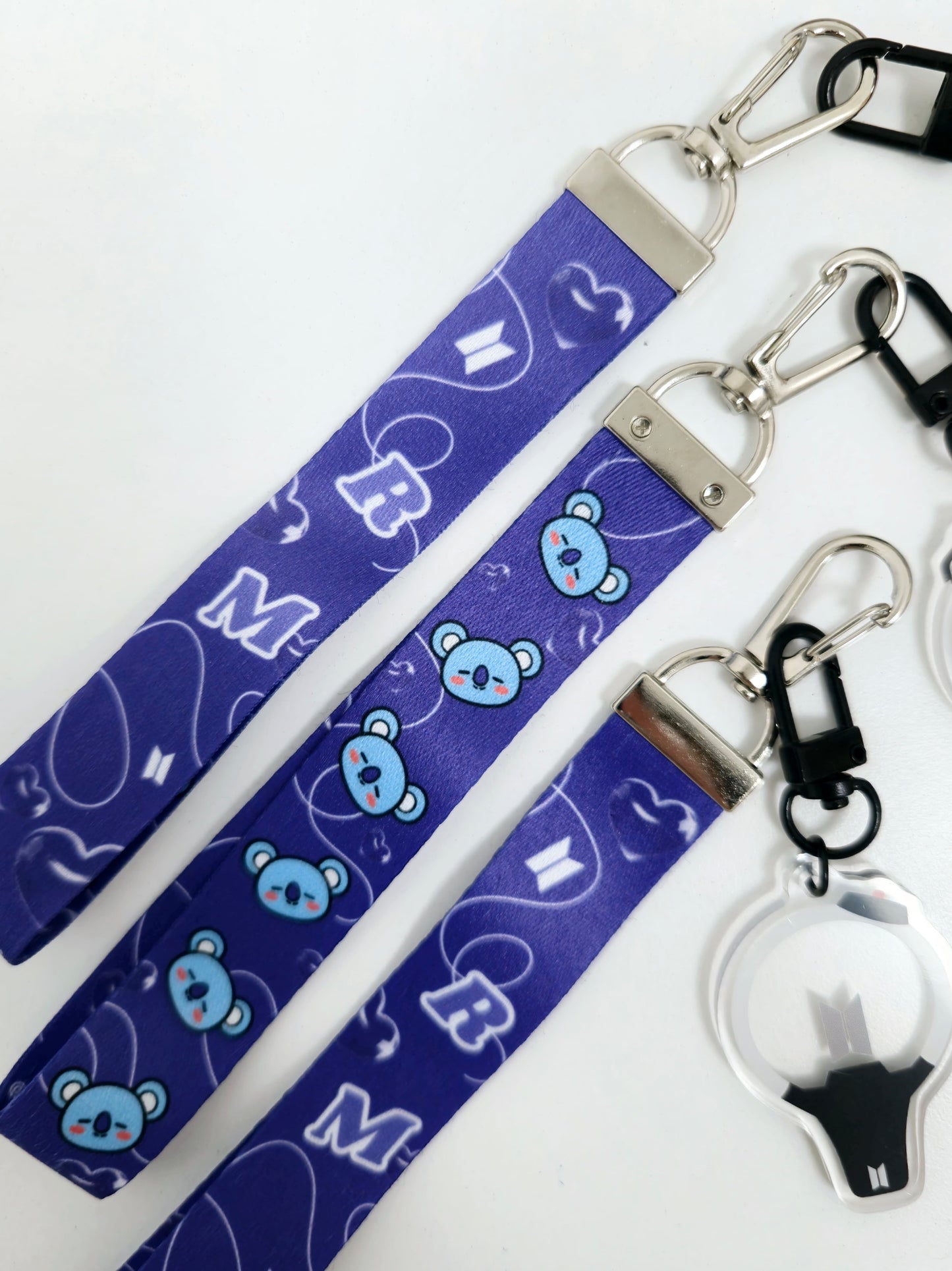 RM and Koya Keychain Strap