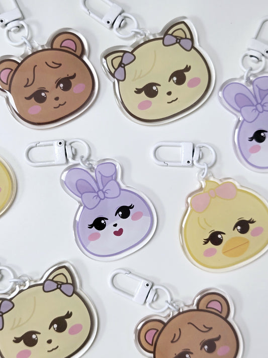 Blackpink Character Keychains