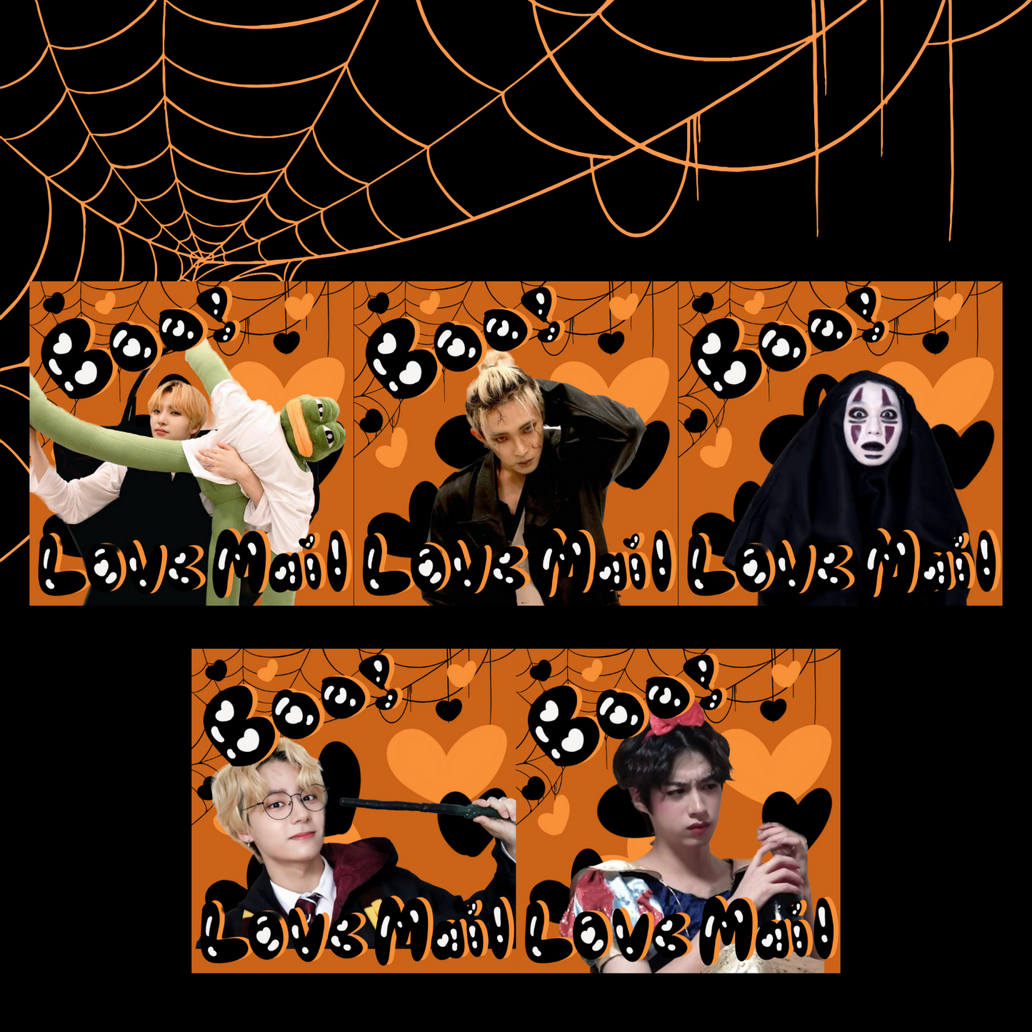 ONEUS Halloween Mailing Stickers