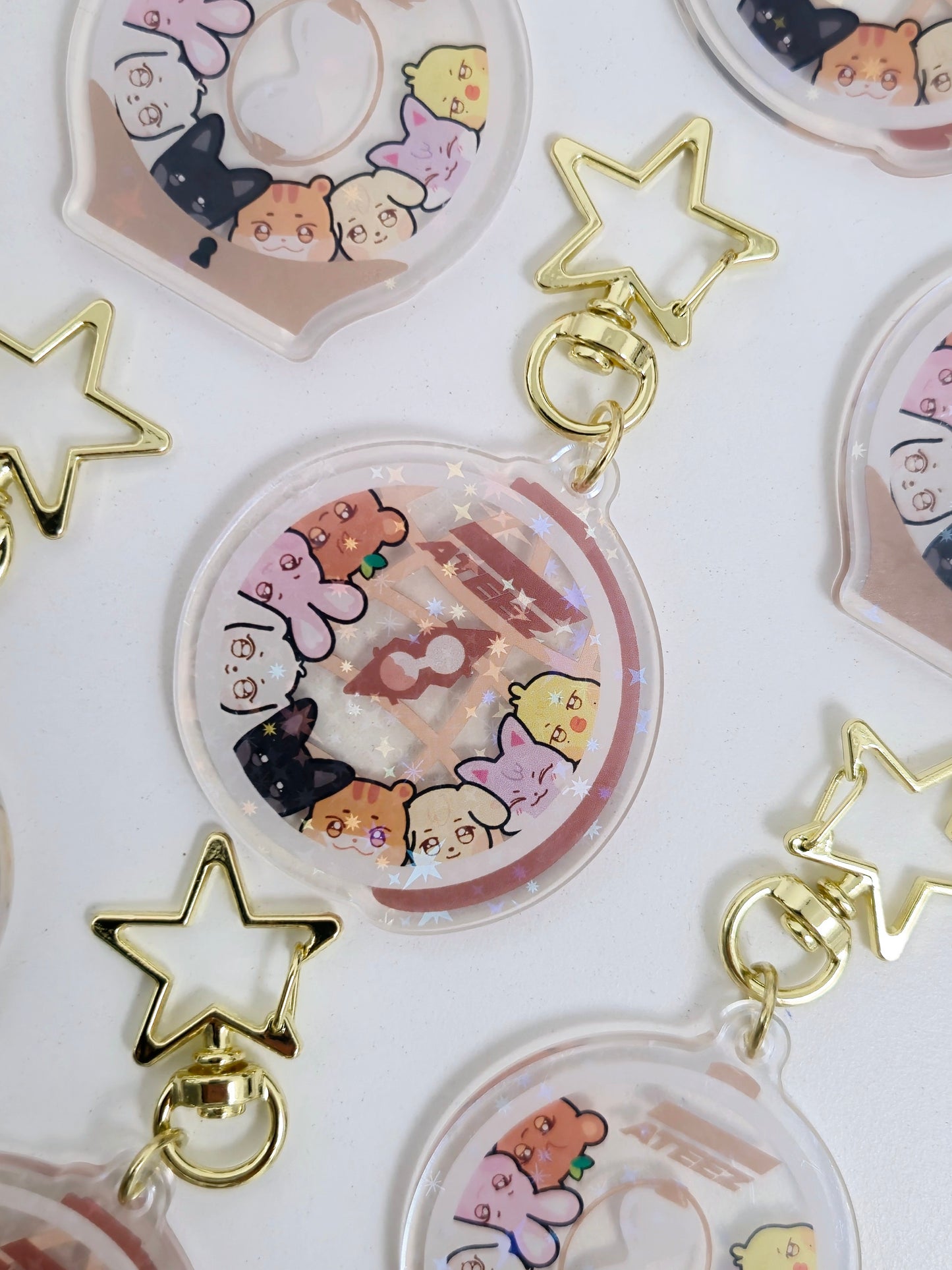 ATEEZ Lightstick Keychain