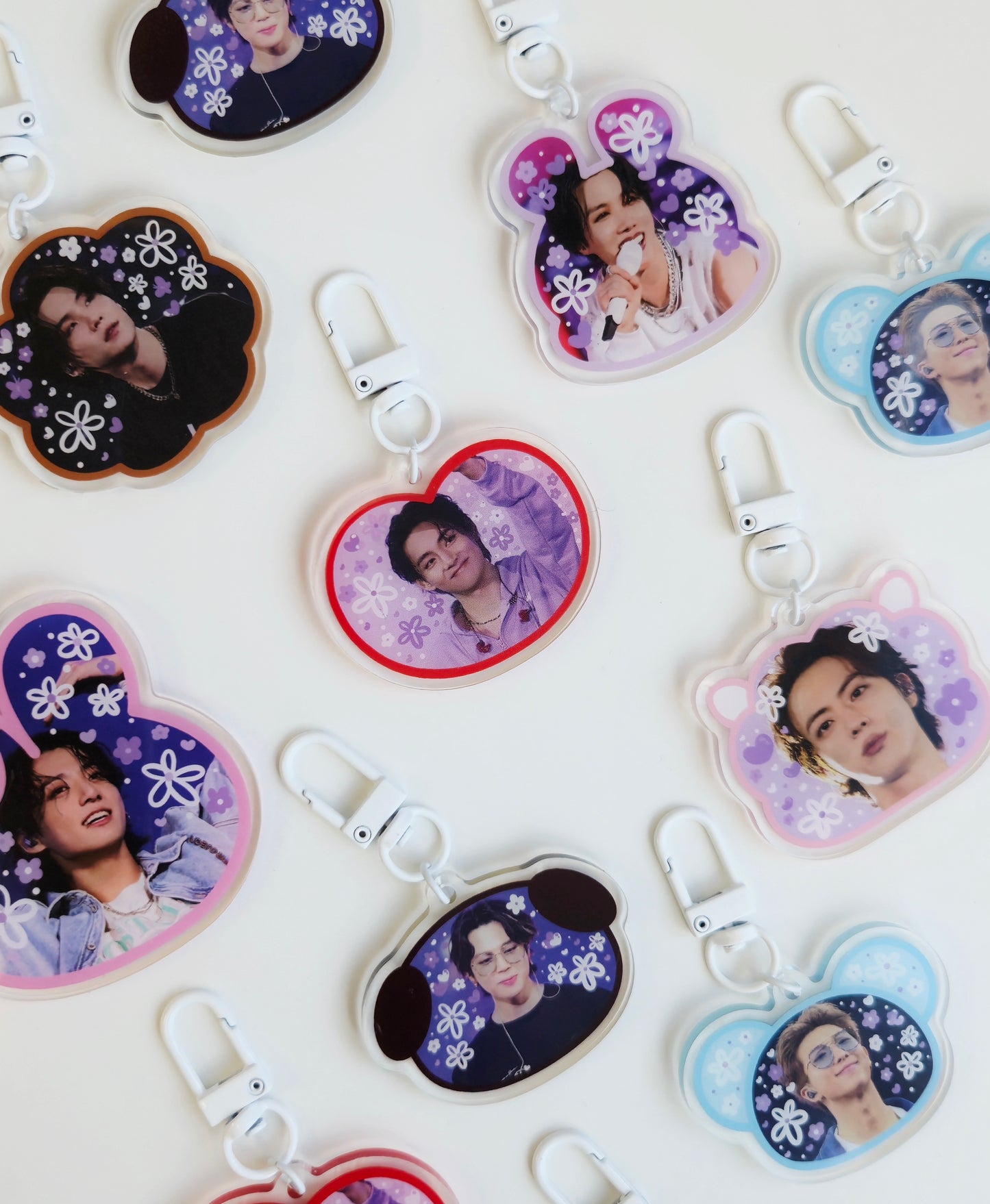 BTS Selca Member Keychain