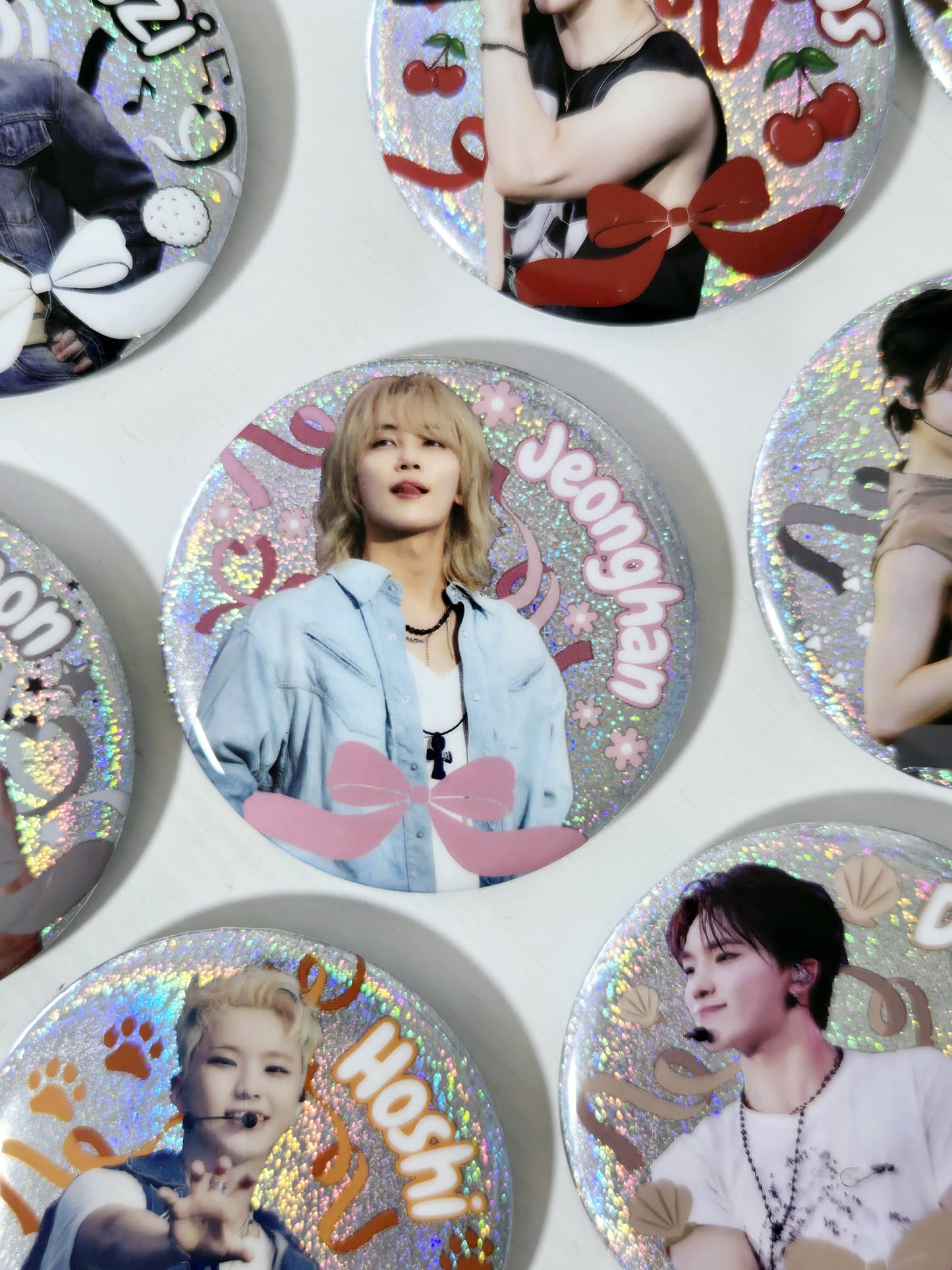 Seventeen Large Badges