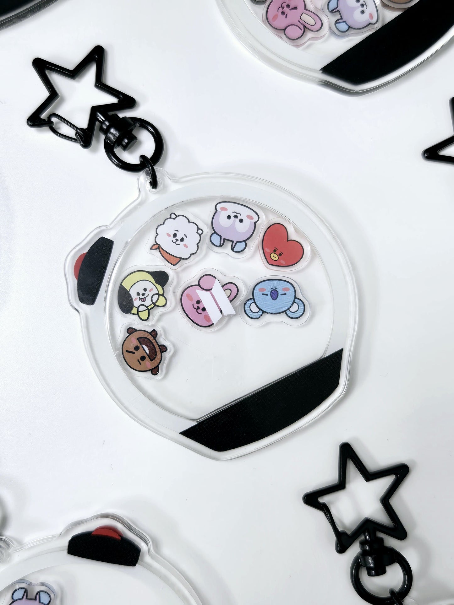 BTS Shaker Keychain