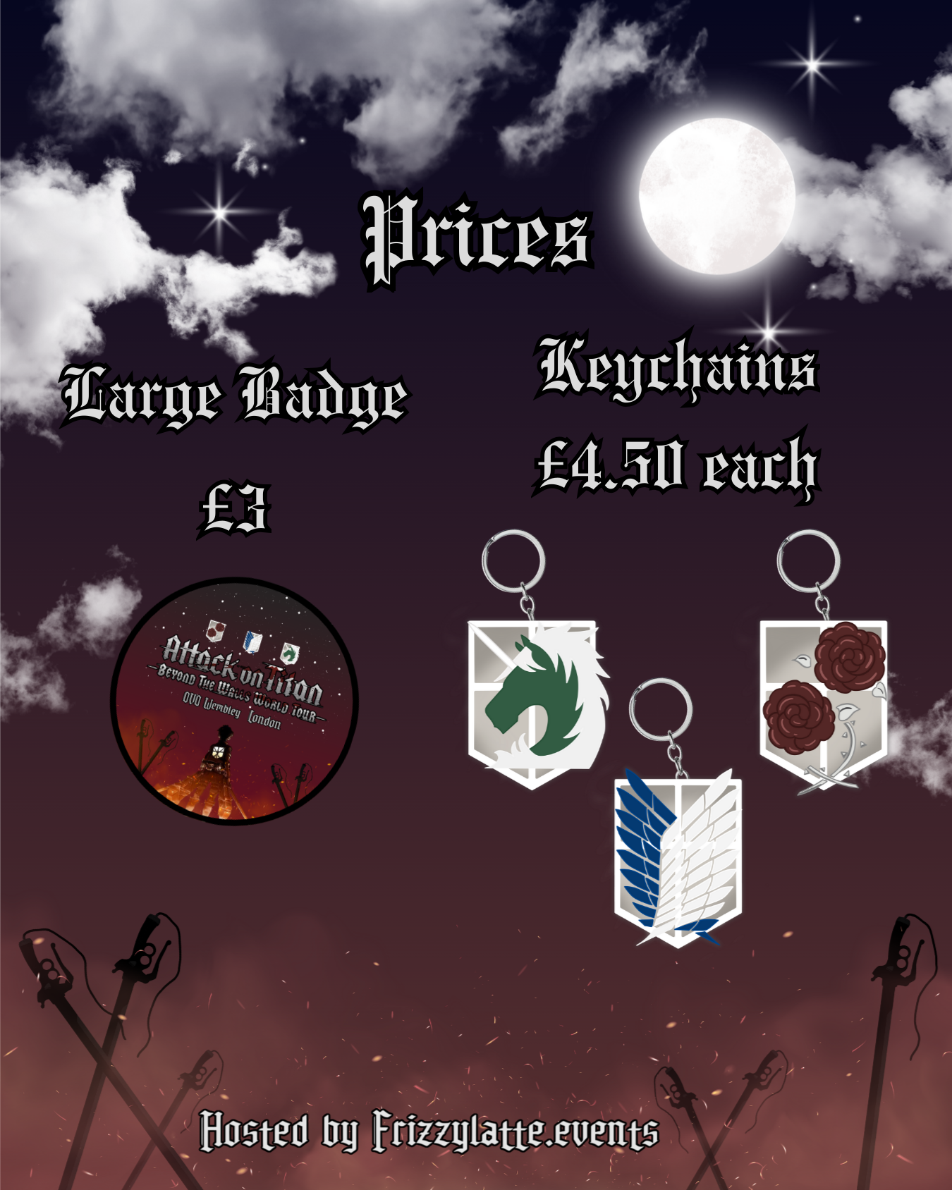 Attack on Titan Fan Merch