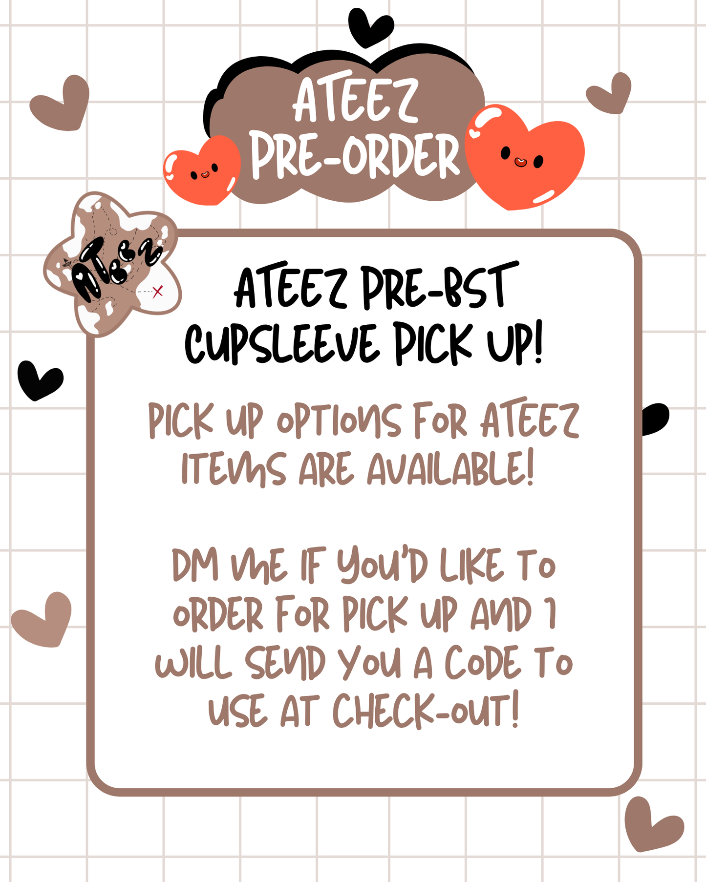 PRE-ORDER ATEEZ Foldable Reusable Bag