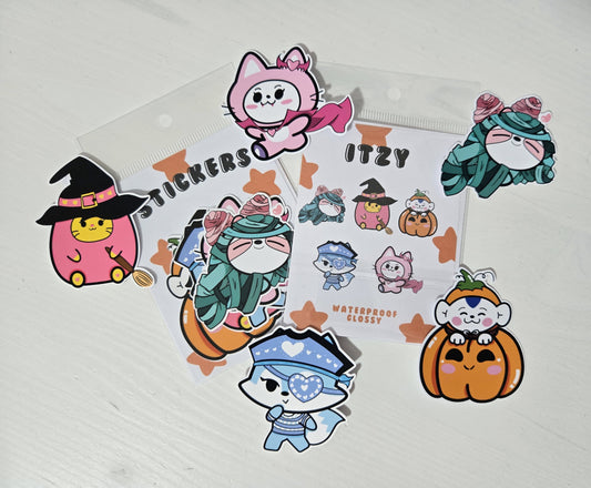 ITZY WDZY Halloween Stickers