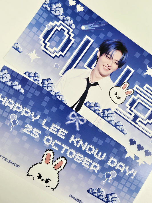 Lee Know Birthday Banner