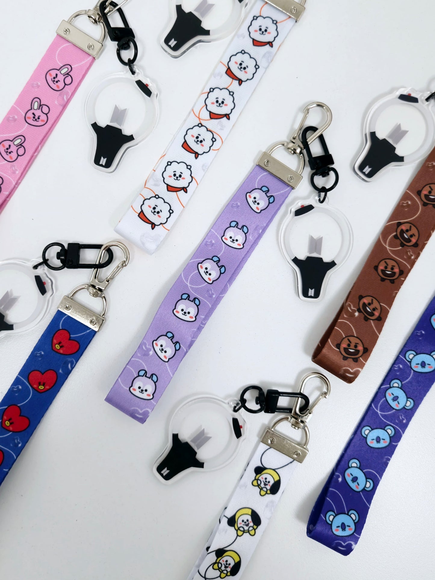 JHope and Mang Keychain Strap
